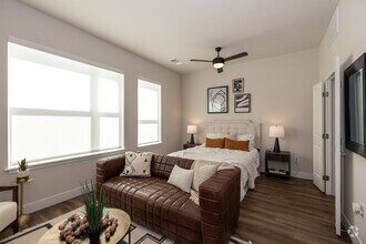 Studio - 549SF - 558SF - Living Room - Alexan Montview Plaza