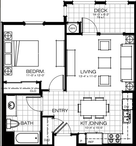 1HAB/1BA - Mirandela Senior Housing