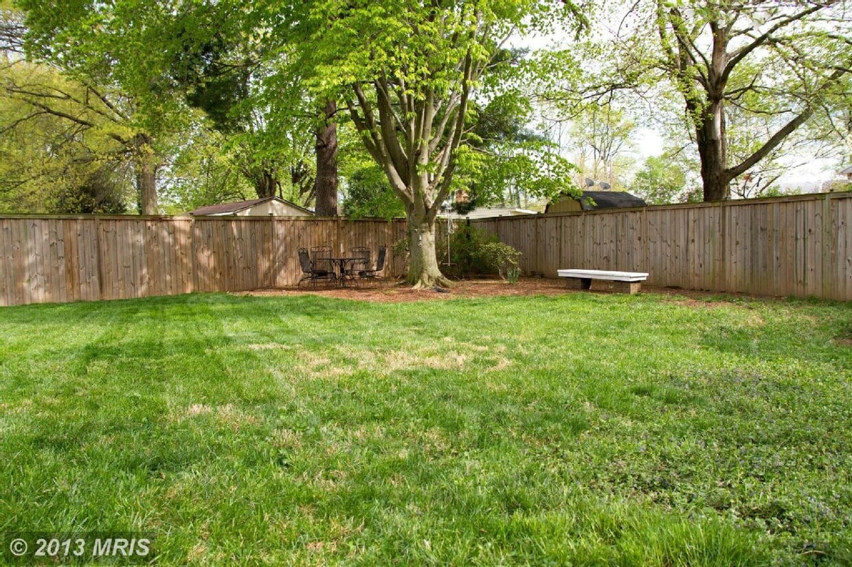 Fenced in backyard - 7131 Jayhawk Street
