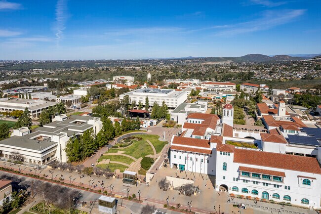 San Diego State University is centrally located in the College neighborhood.
