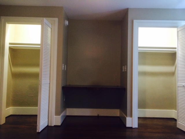 Bedroom 1 - Double Closets and Built-In Desk with Telecommunications Outlets - 904 West Beverly Street