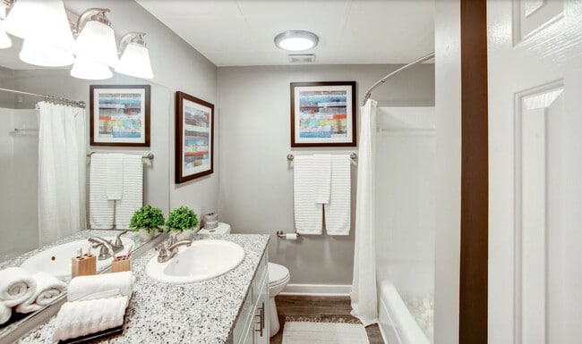 Model Bathroom (Renovated) - Sterling Glenwood Apartments