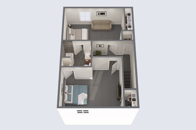 Unidad B2, segundo piso.jpg - Willow Run