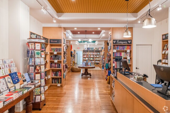 Charter Books is a beautiful browsing and reading paradise in Newport.