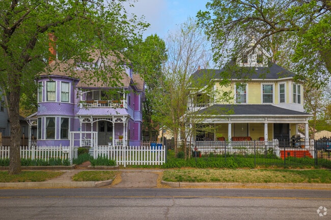 Colorful queen homes are abundant in Midtown.