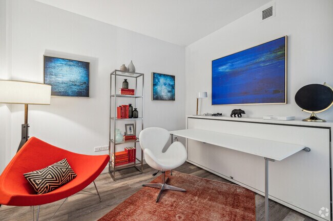 2BR, 1BA - 643 SF - 1177 Market at Trinity Place