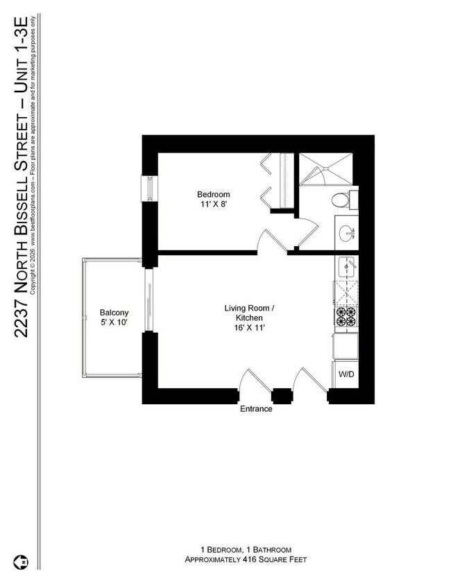 Foto del edificio - 2237 N Bissell St