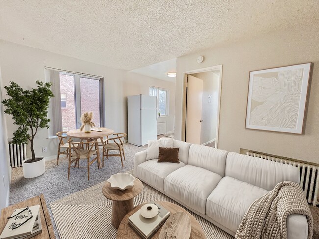 1 Bedroom - Living Area - The Capri Apartments