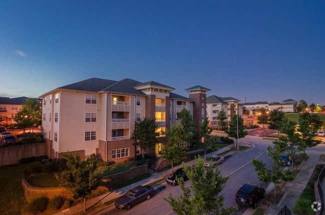 Evening birds eye view - Ashley Collegetown