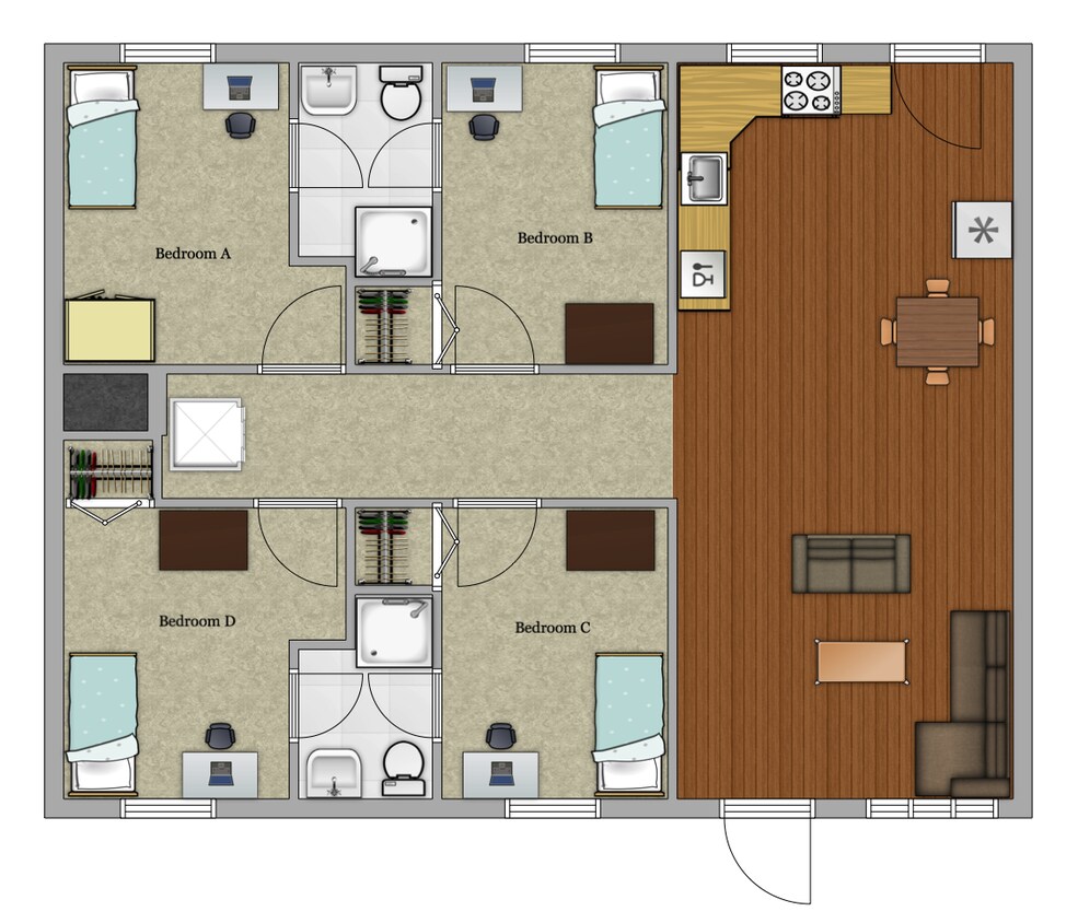 733 Penn Ave Unit Duplex A_C, Altoona, PA 16601 Room for Rent in
