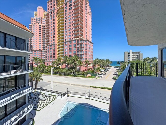 Featuring a large balcony to enjoy sunrise and the ocean breeze. - 2029 N Ocean Blvd