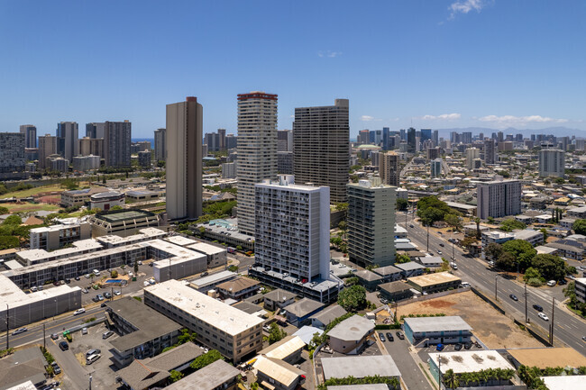 Aerial Photo - Plaza at Century Court