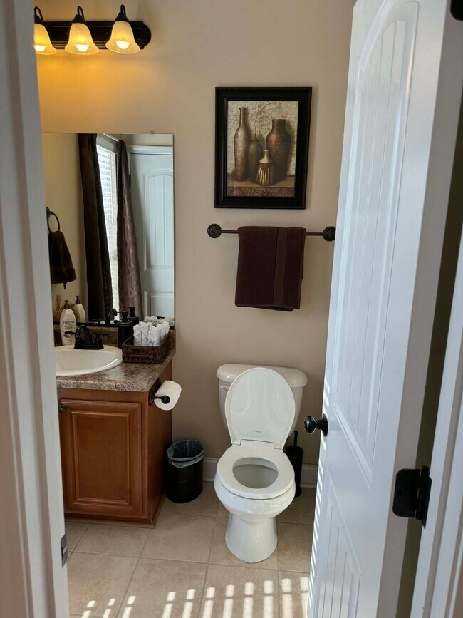 Downstairs half bath - 232 High Meadows Cir