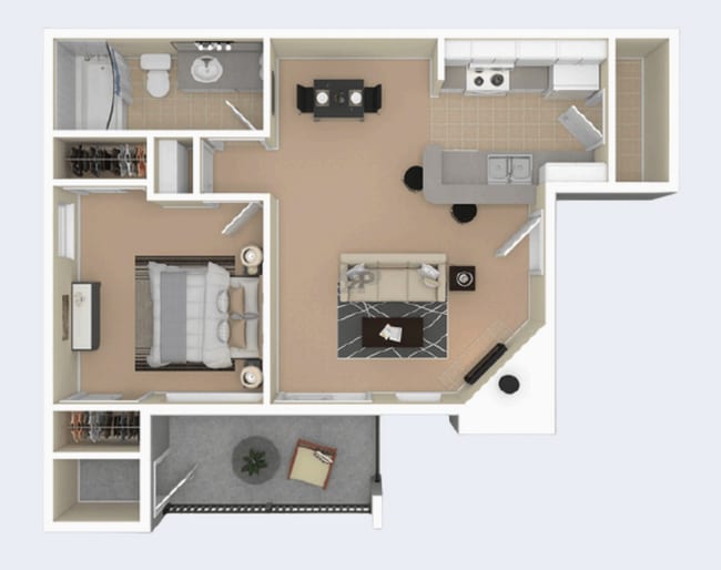 Floorplan - The Trails Apartments