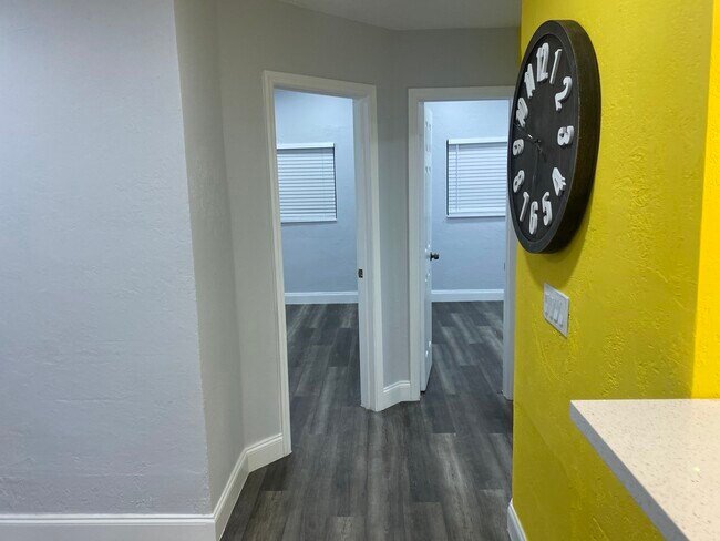 Hallway to BOTH rooms - 2862 NW 4th St