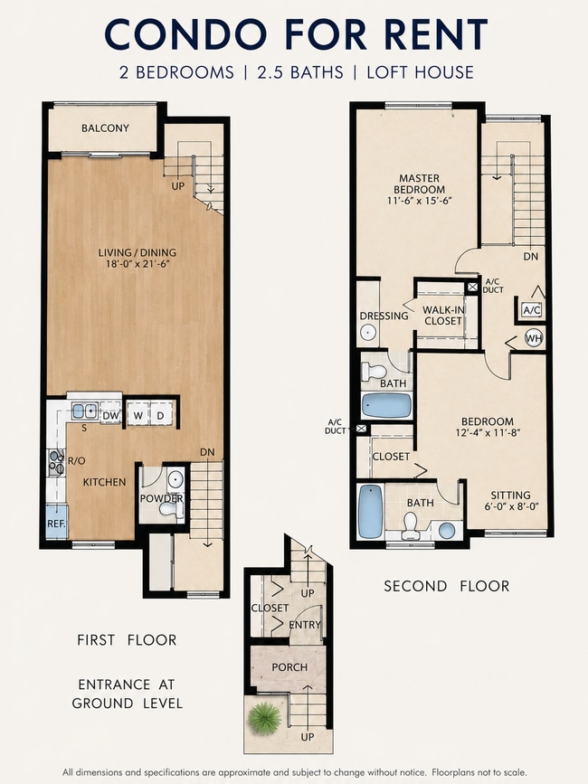 Apartment Layout - 281 W Park Dr