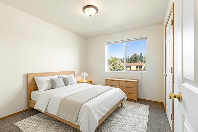 Sample Bedroom - Brookside Park Apartments