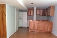 Open laminate floor concept showing kitchen - 3905 Brenda Ln