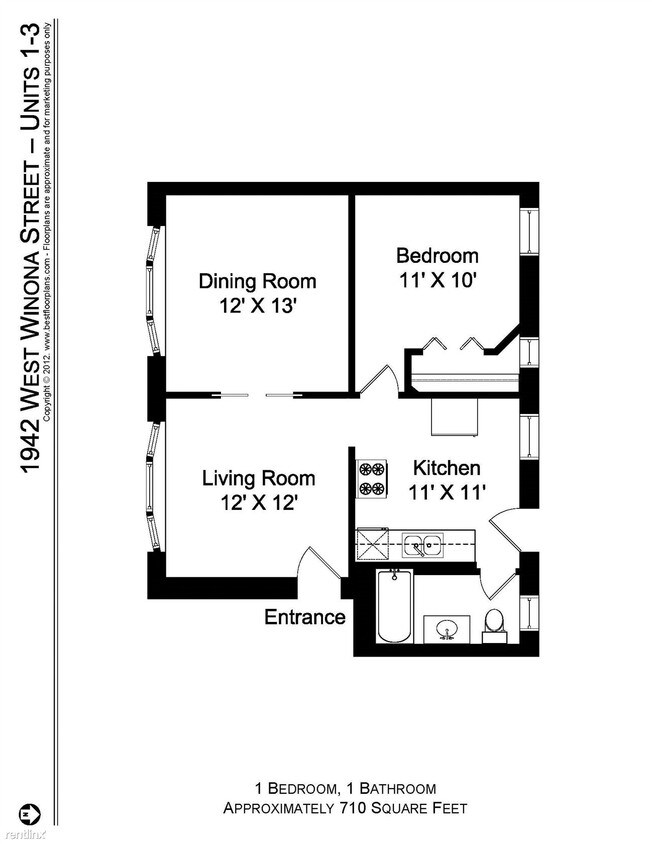 1 br, 1 bath - 1942 W Winona St - 1 br, 1 bath  - 1942 W Winona St