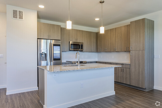 1BR,1BA - 798SF - Henderson - Kitchen - The Fitz Apartments