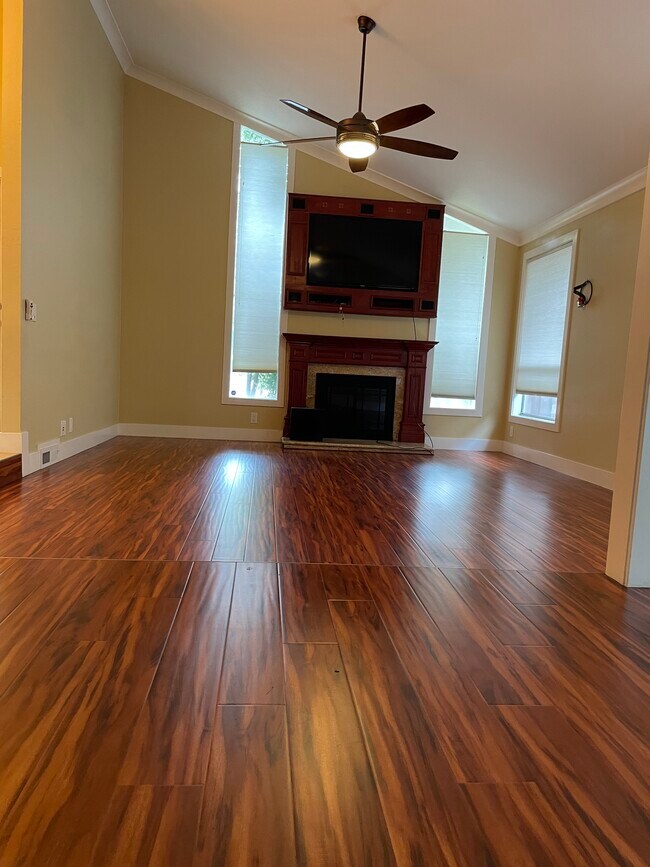 Step down Formal Living Room with 55" built in TV and sound - 1720 Ridgetree Way