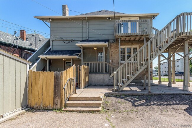 Back patio where your front door is located - 2649 W 26th Ave