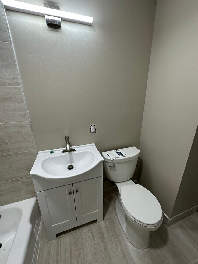 There is a mirror just not pictured - 2826 W Parnell Ave