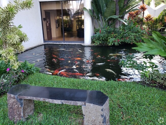 Relaxing Koi ponds with benches throughout gardens - 300 Wai Nani Way