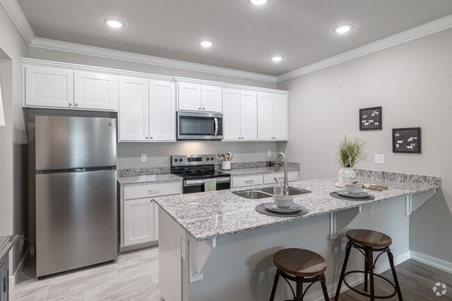 1BR, 1BA - 696SF - Kitchen - The Hudson at Central Landing