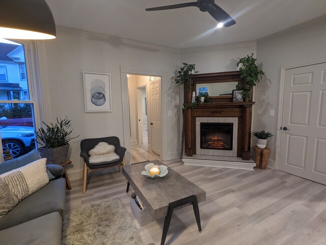 Living Room and Entry - 232 Broadway