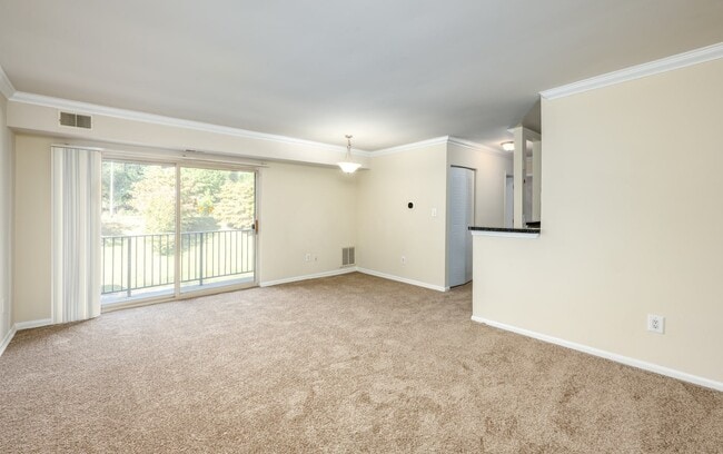 Living Area - Cameron Pointe Apartments