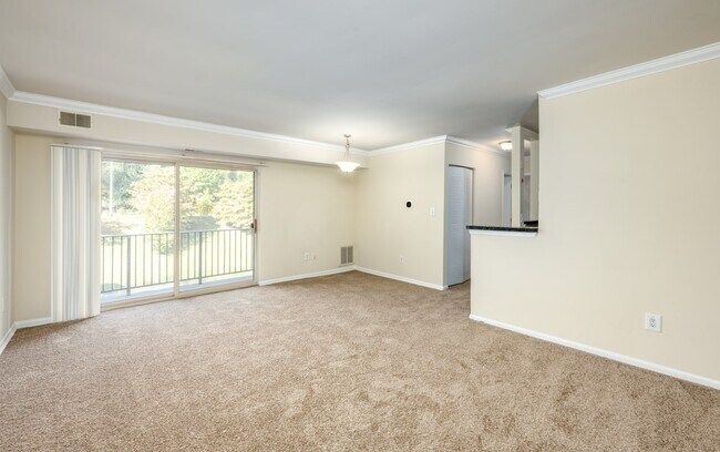 Sala de estar - Cameron Pointe Apartments