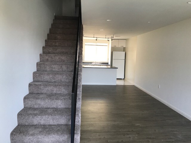 Going upstairs to second floor - 5842 Waring Ave