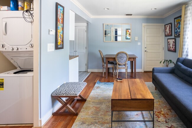 Living Room/Laundry Area - 1400 Longfellow St NW