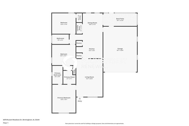 Foto del edificio - 3 Bedroom Pet-Friendly Home in BIRMINGHAM,...