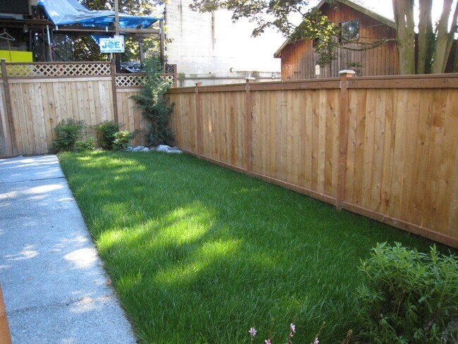 Fully-fenced backyard - 5237 11th Ave NE