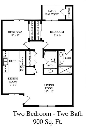 2BR/2BA - Hidden Village