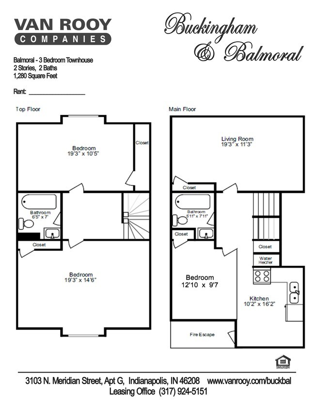 Buckingham & Balmoral Rentals Indianapolis, IN