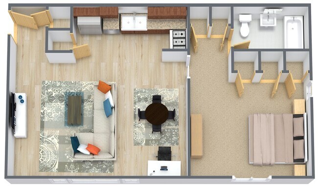 One Bedroom - 150 Wayzata Blvd E
