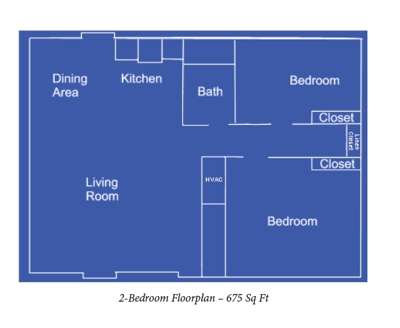 2BR/1BA - Pinewood Villas