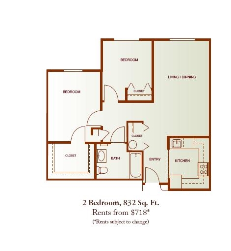 2HAB/1BA - Park View at Cheltenham Senior Community