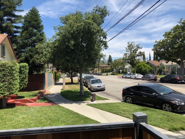 View from private porch - 713 S Columbus Ave