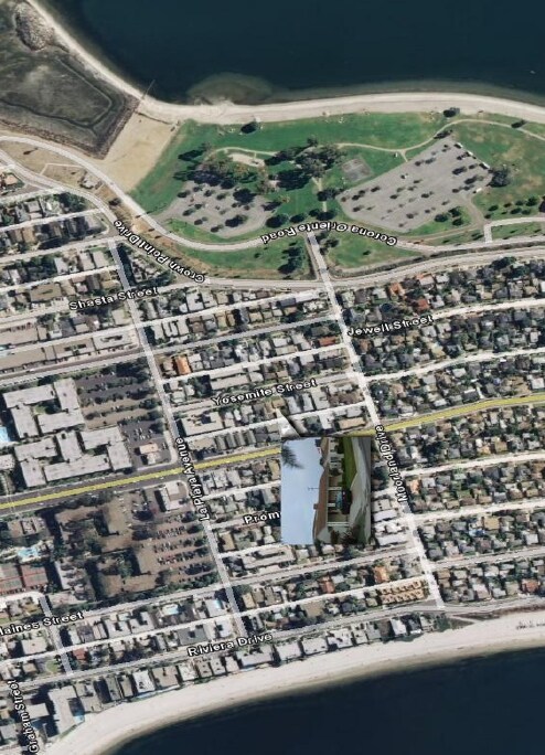 Aerial Photo - Yosemite Apartments