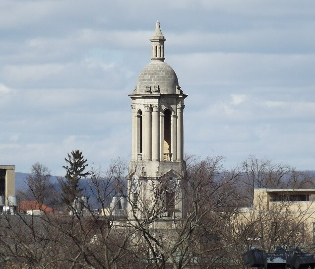 Penn State's Old Main Bell Tower is a landmark dating back to 1863