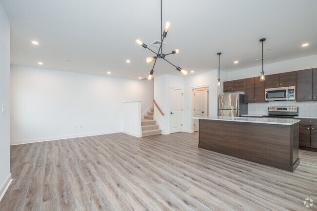 2HAB, 2,5BA - 1611SF - Sala de estar/Cocina - 15 High Street Residences