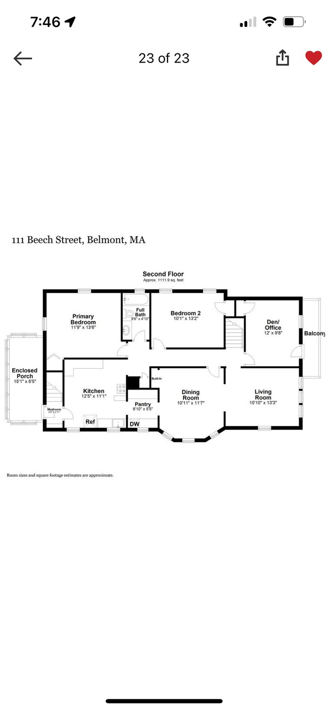 Floor plan - 111 Beech St