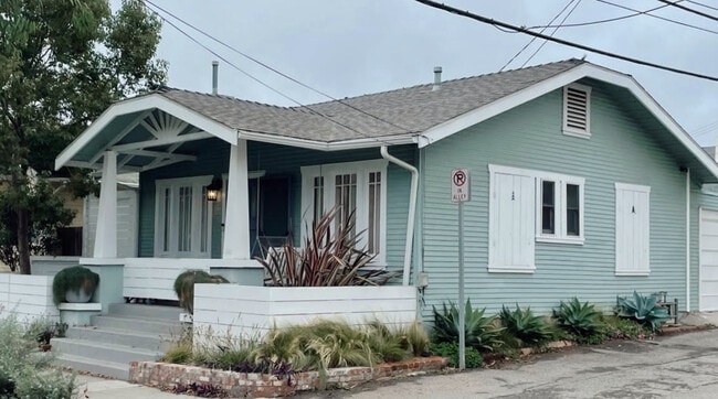 Newly added porch gate and fence - 2213 Arizona Ave