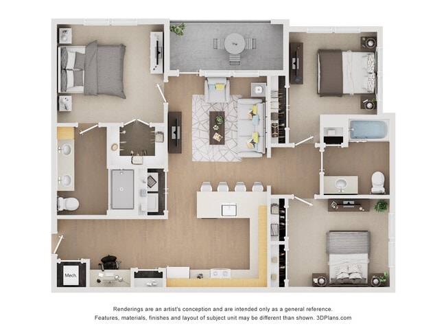 Floorplan - Blue Ridge Apartments