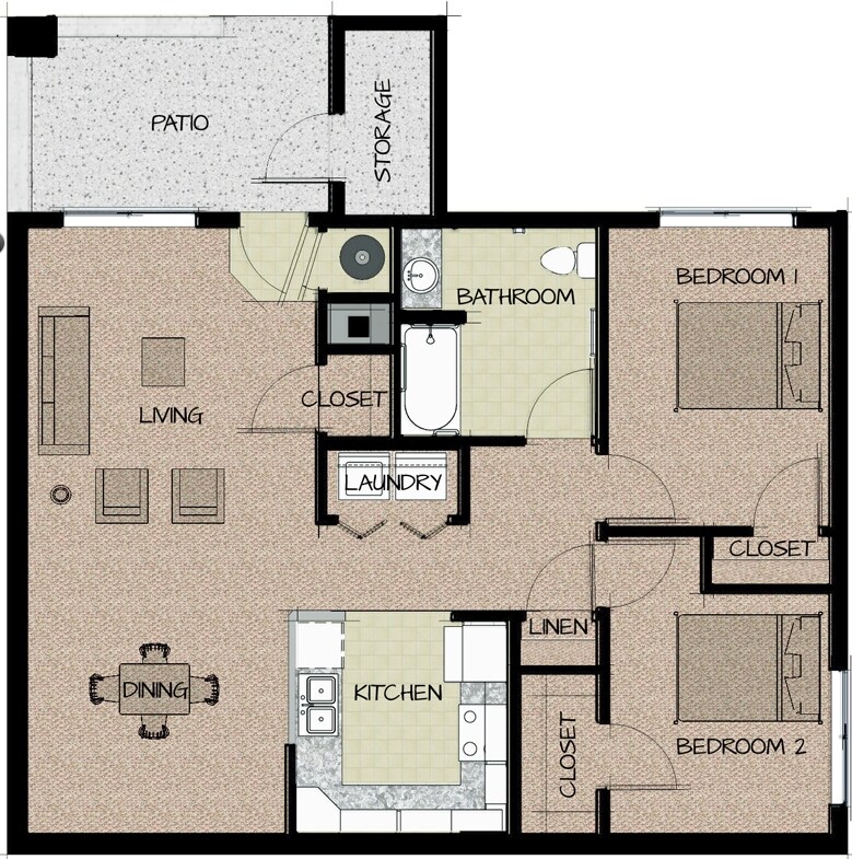 Cinnamon Villas Apartments in Lemoore, CA