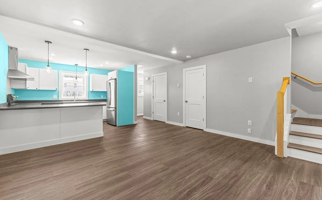 You could fit two couches, a nice big TV, stereo system, end tables, lamps, rugs :) - 24 Wilsons End Pl